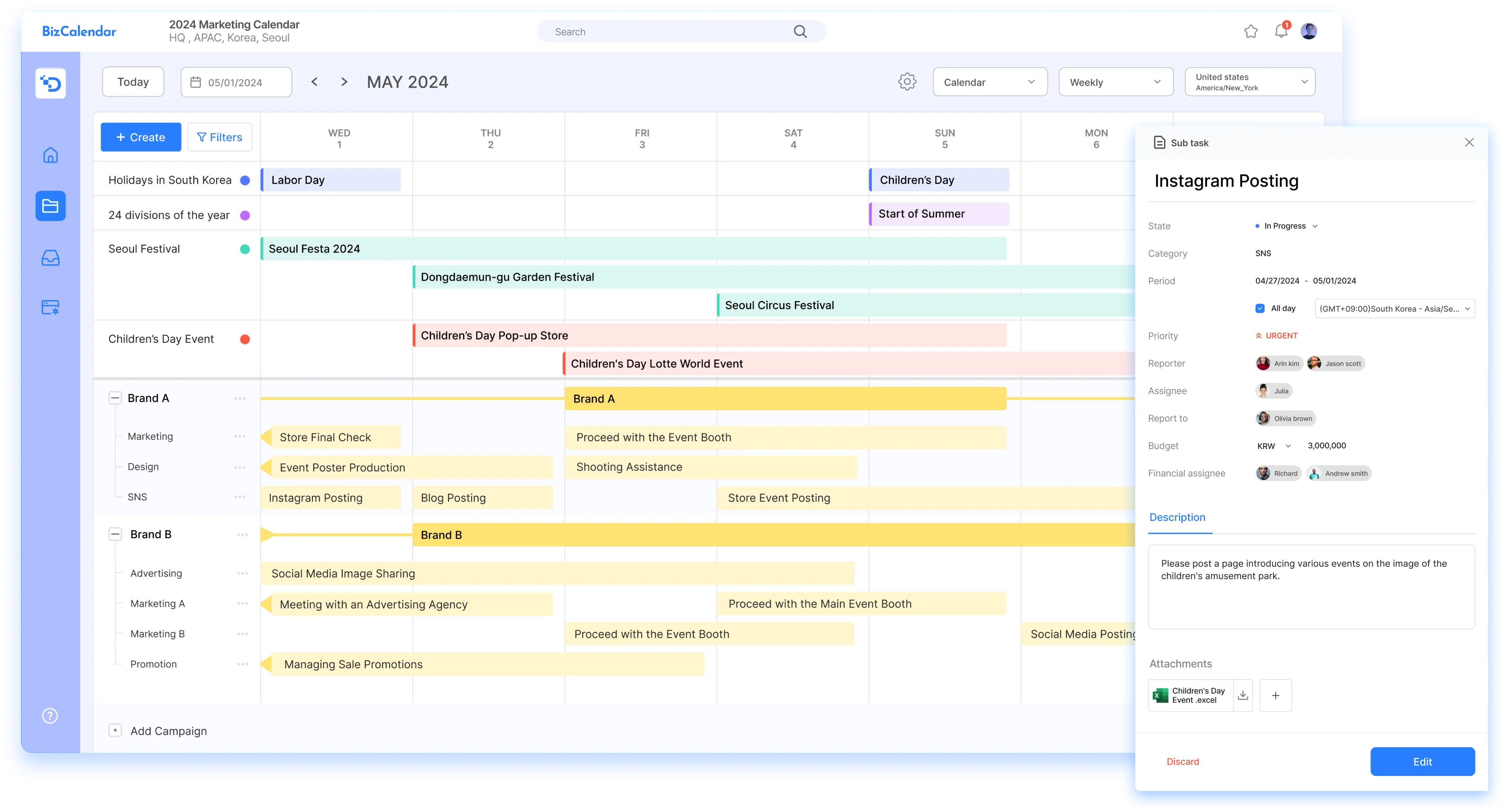 bizcalendar